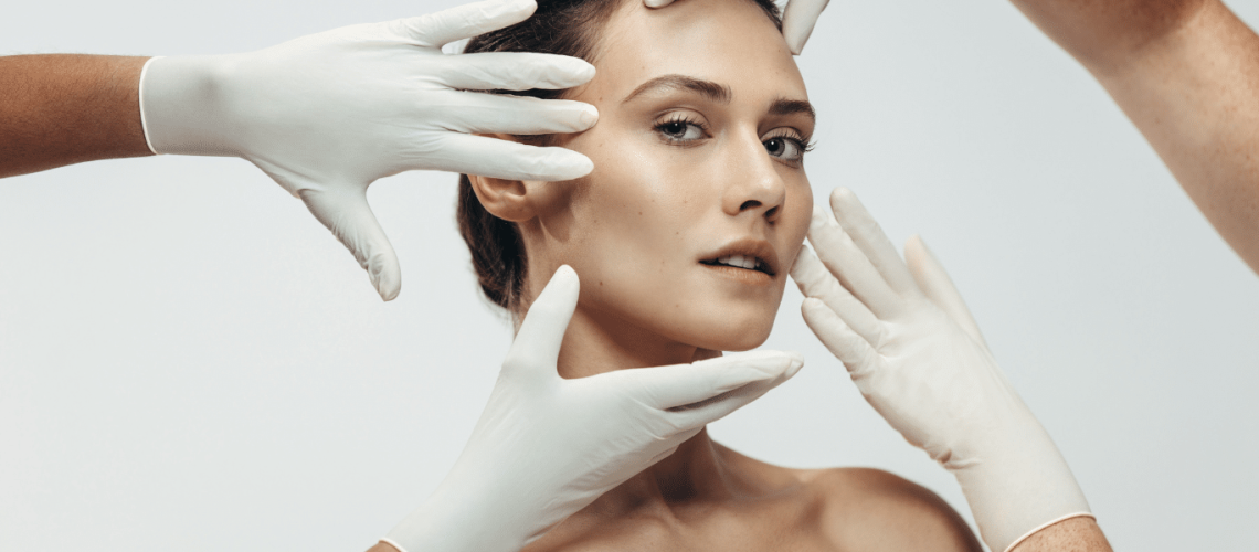 A professional aesthetician performing a non-surgical cosmetic procedure in a clean, modern clinic setting, highlighting the expertise and safety standards of Level 7 Aesthetic practices